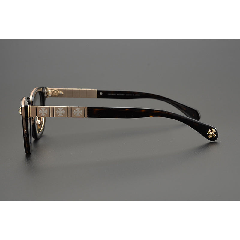 CHH Chrome Hearts Glasses Vintage Square Glasses Frame Spring Legs